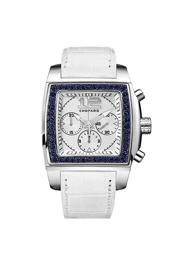 Chopard Two O Ten in White Gold with Sapphire Bezel