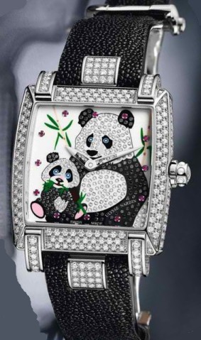 Ulysse Nardin Caprice Panda Diamond Watch - Limited in White Gold with Diamonds
