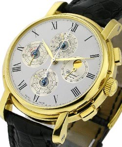 Classique Perpetual Calendar 40mm in Yellow Gold Yellow Gold on Strap with White Dial - Limited to 50pcs