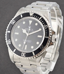 Submariner No Date in Steel with Black Bezel on Oyster Bracelet with Black Dial