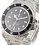 Submariner No Date in Steel with Black Bezel on Oyster Bracelet with Black Dial