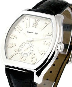 The Prince's Foundation in White Gold on Black Alligator Leather Strap with Silver Dial