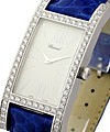 H-Watch Your Hour in White Gold White Gold on Strap with White Dial 