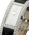 Your Hour Classique in White Gold with Diamond Case White Gold on Strap - Original Chopard Factory Diamonds