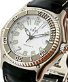 Quartz Discovery Diver Steel Case on Strap with White Dial