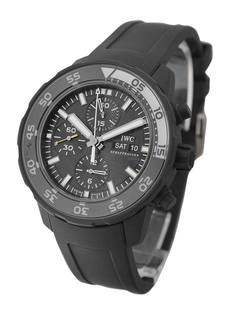 IWC Galapagos Aquatimer Chronograph in Rubber Coated Steel