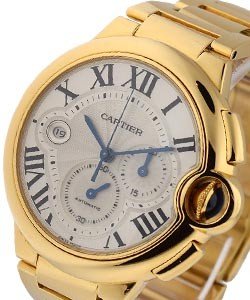 Cartier Ballon Bleu Chronograph Yellow Gold on Bracelet