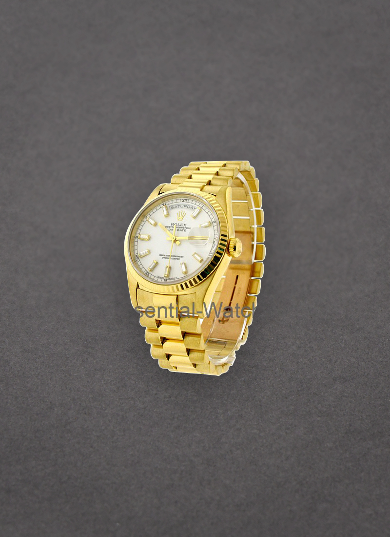 Pre-Owned Rolex Day Date - Presidential - Yellow Gold - Fluted Bezel