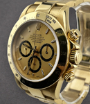 Daytona Zenith Movement - Yellow Gold on Oyster Bracelet with Champagne Dial with Inverted 6