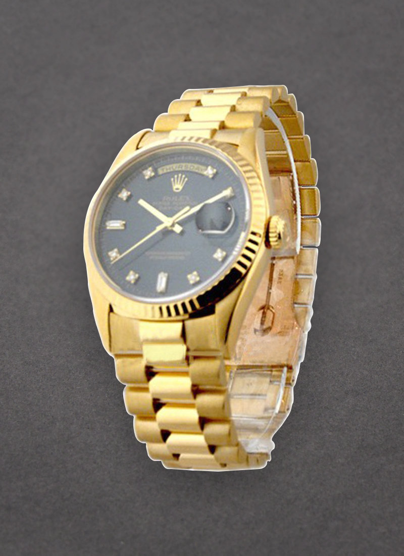 Pre-Owned Rolex Day-Date - President - Yellow Gold - Fluted Bezel