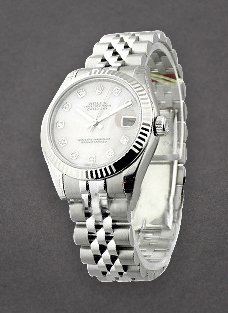 Rolex Unworn Datejust 31mm in Steel with Fluted Bezel