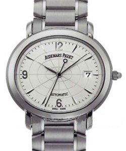 Lady's Millenary in Stainless Steel  on Stainless Steel Brushed & Polished with Silver Dial