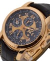 Jules Audemars Arnolds All Star Perpetual Chronograph in Rose Gold on Black Crocodile Leather Strap with Black Dial