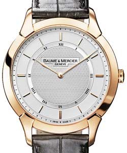 William Baume Automatic Limited Edition in Rose Gold Rose Gold on Strap with Silver Dial