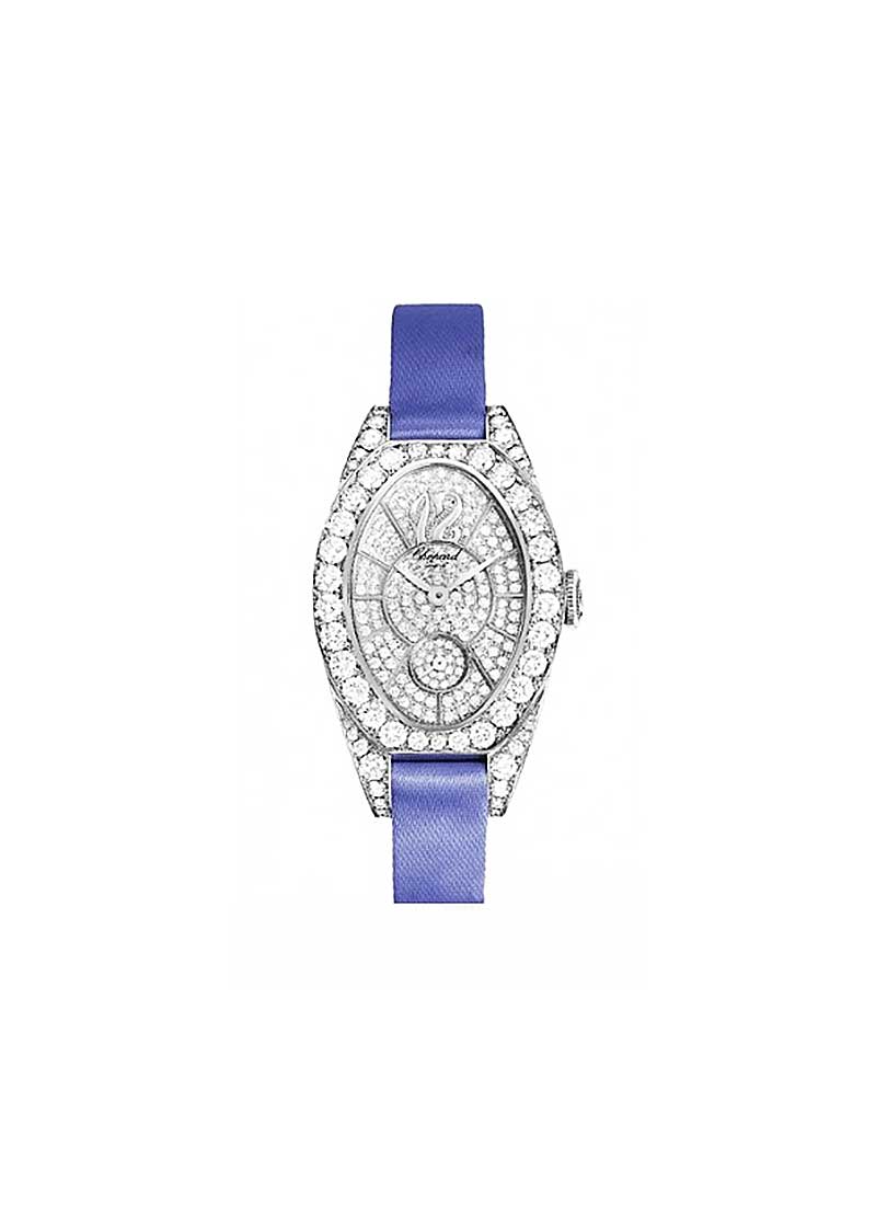 Chopard Classique Femme in White Gold with Diamond Bezel