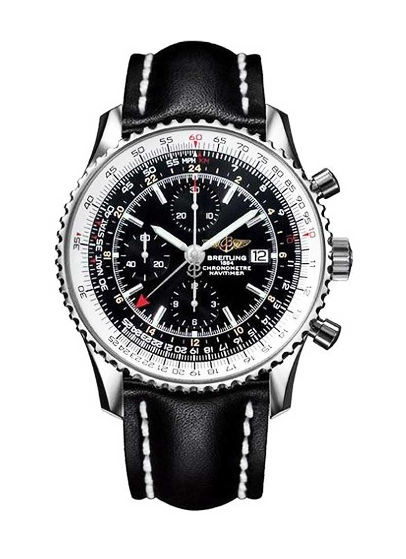 Breitling Navitimer World Chronograph 46mm Automatic in Steel