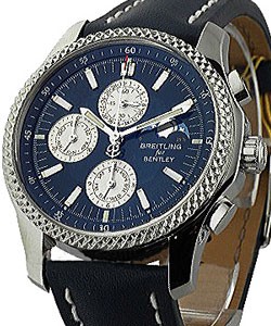  Bentley Mark VI Complications 19  Steel on Strap with Blue Dial