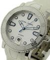 Marine Diver 40mm  Automatic in Steel on White Rubber Strap with MOP Dial
