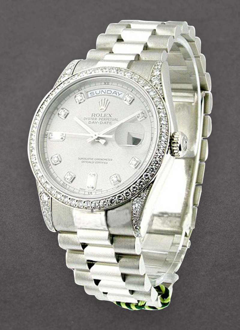 Pre-Owned Rolex Presidential - Platinum - Diamond Lugs and Bezel