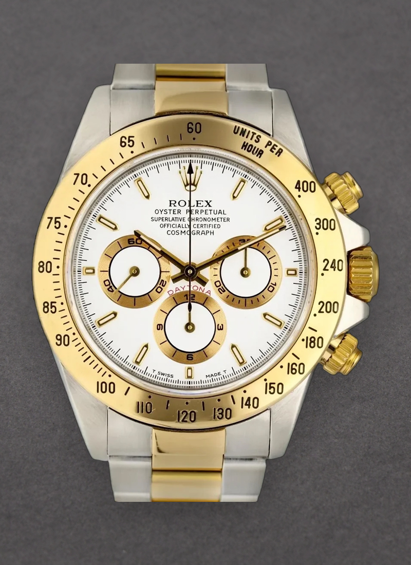 Pre-Owned Rolex Daytona 2-Tone Zenith Mvmt.