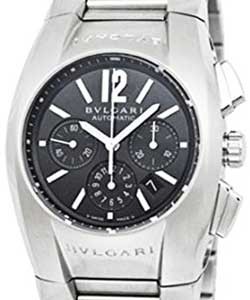 Ergon Mid Size - Men's Steel on Bracelet with Black Dial