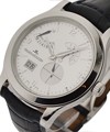 Master Eight Days - Antoine LeCoultre in Platinum on Strap with Silver Dial - Limited to 200 pcs