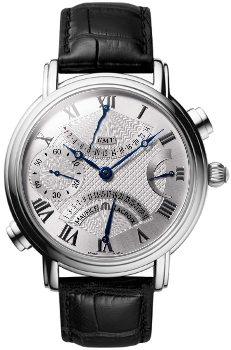 Maurice Lacroix Masterpiece Double Retrograde 44mm in Stainless Steel