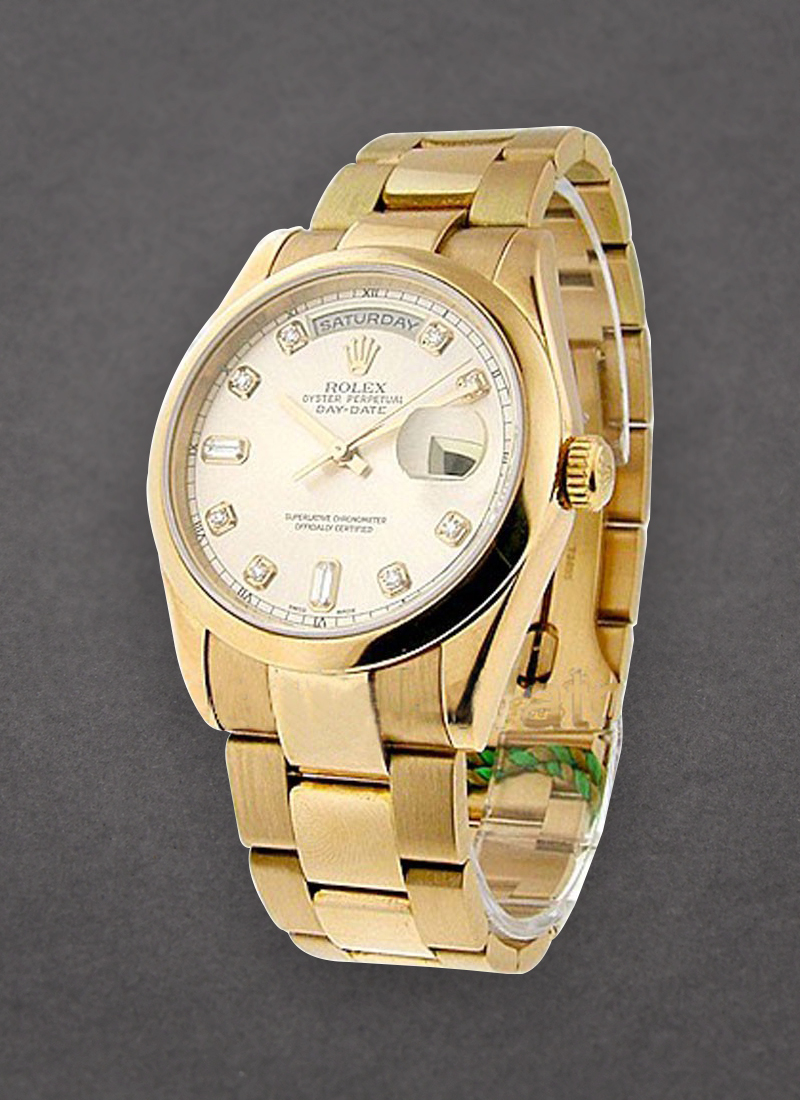 Pre-Owned Rolex President 36mm in Rose Gold with Smooth Bezel 