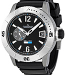 Master Compressor Diving GMT   Titanium on Rubber with Black Dial