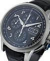 Masterpiece Masterchrono Steel on Strap with Black Dial