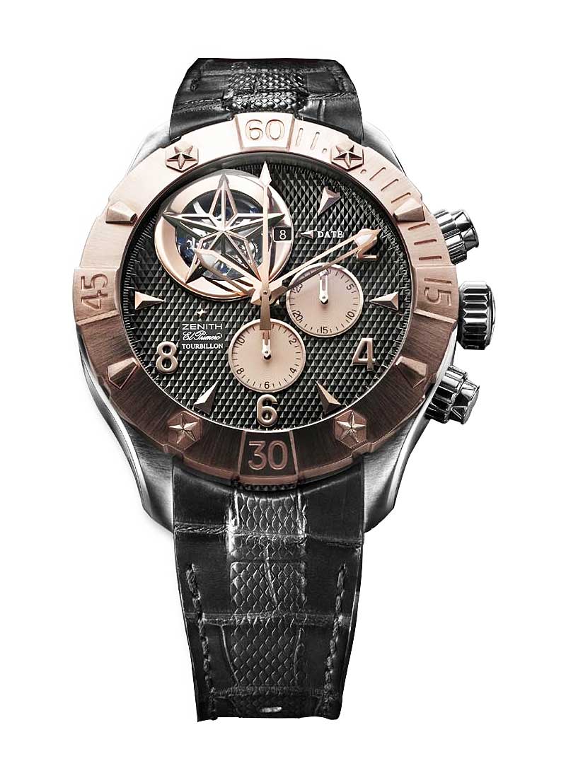Zenith Defy Classic Tourbillon in Steel with Rose Gold