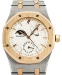 Royal Oak Pride of China in Steel with Rose Gold Bezel on Steel and Rose Gold Bracelet with White Dial