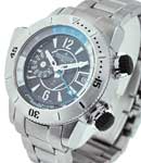 Master Compressor Diving Pro Geographic in Titanium on Titanium Bracelet with Black Dial
