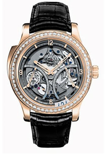 Jaeger - LeCoultre Master Minute Repeater Openwork - in Rose Gold with Diamond Bezel