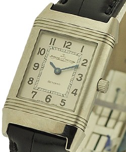 Reverso Lady Mechanical Steel on Strap with Silver Dial