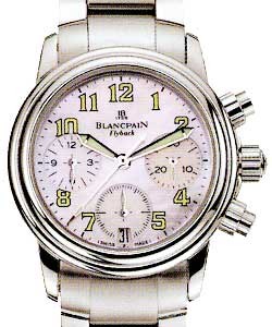 Leman Flyback Chronograph - Lady's Steel on Bracelet with Pink MOP Dial