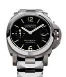 PAM 333 - Marina Automatic in Steel and Titanium on Steel Titanium Bracelet with Black dial