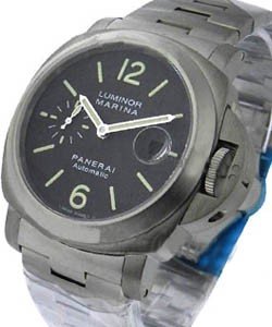 PAM 296 - Marina Automatic in Titanium on Titanium Bracelet with Brown dial