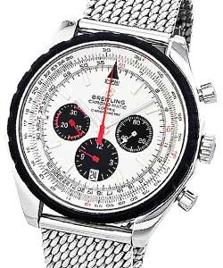 Navitimer Chrono-matic 49 Men's Automatic in Steel Steel on Bracelet with Silver Dial