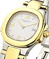 Nautilus Lady's Steel and 18K Gold on Bracelet with White Dial