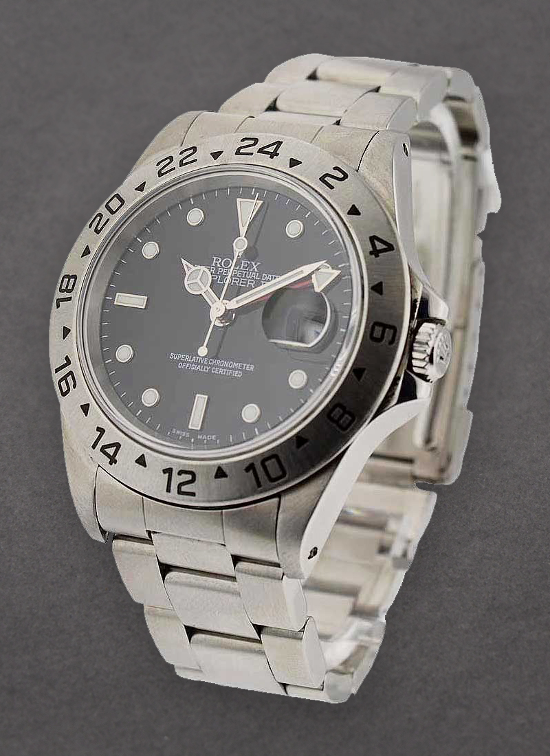 Pre-Owned Rolex Explorer II 40mm with Hole Case