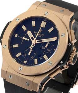 Big Bang Evolution 44mm with Rose Gold on Black Rubber Strap with Black Dial