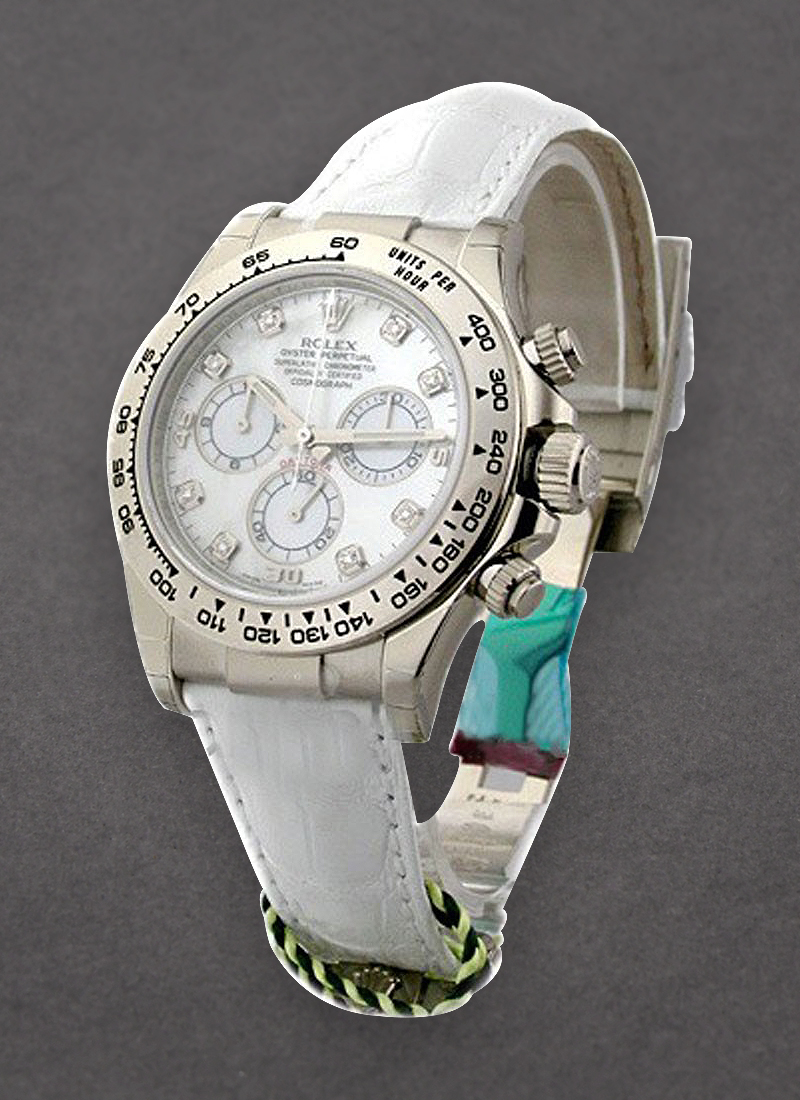 Rolex Unworn Daytona Oyster Perpetual in White Gold  