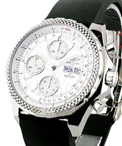 Bentley GT Chronograph Silver Storm Dial Steel on Strap with Silver Dial