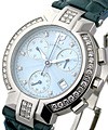 La Scala Chronograph Large - Lady''s Steel on Strap with Blue Dial