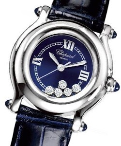 Happy Sport in Steel with Blue Dial and Blue Strap