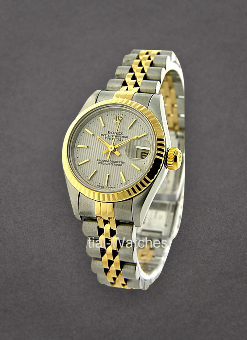 Pre-Owned Rolex Lady's 2-Tone Datejust with Fluted Bezel