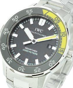 Aquatimer Automatic 2000 in Steel on Steel Bracelet with Black Dial