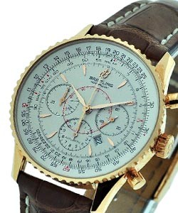 Montbrillant in Rose Gold on Strap with Silver Dial - Limited to 500pcs