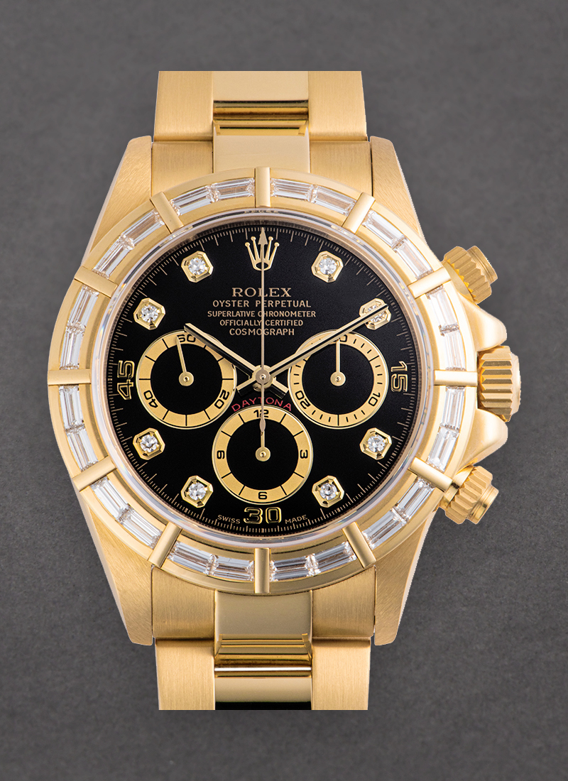 Pre-Owned Rolex Daytona - Custom Baguette Bezel